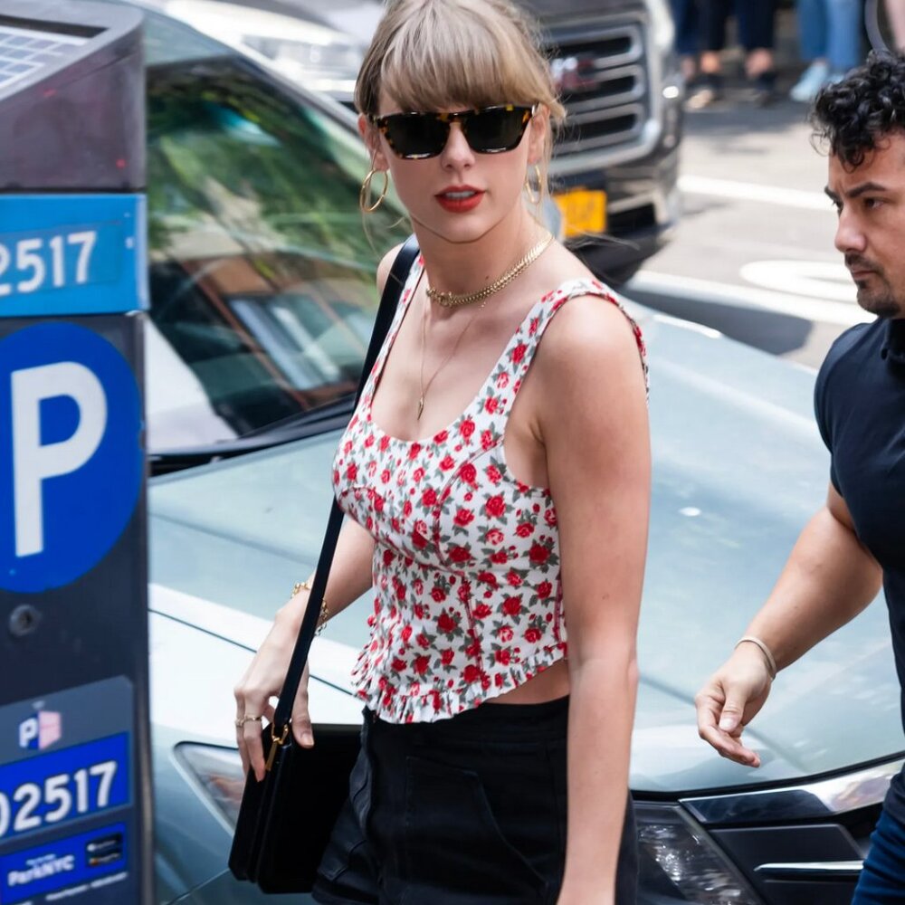 NWT Free People Melanie Corset Tank in Ivory Combo (as seen on Taylor Swift)